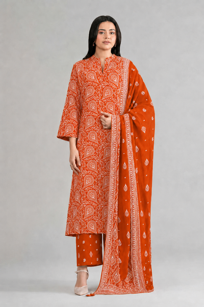Digital Printed 3-Piece Lawn Suit — Unstitched