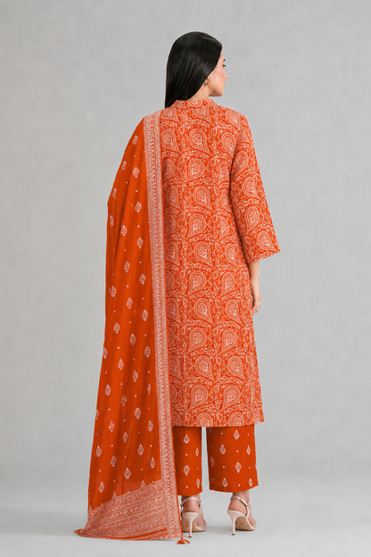 Digital Printed 3-Piece Lawn Suit — Unstitched