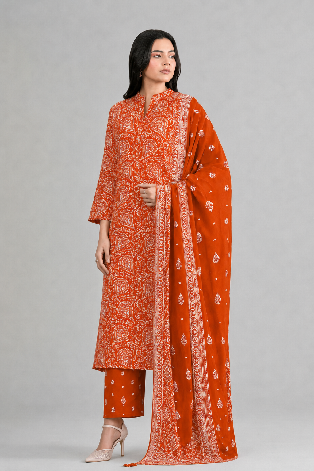 Digital Printed 3-Piece Lawn Suit — Unstitched