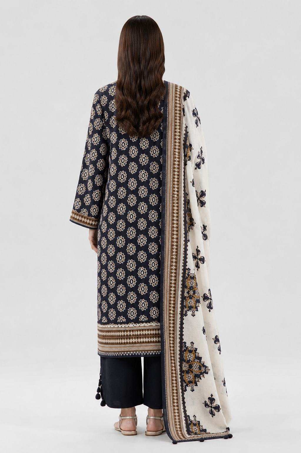 Digital Printed 3-Piece Lawn Suit — Unstitched