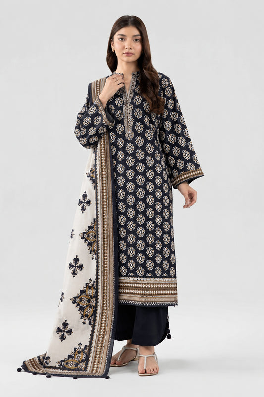 Digital Printed Lawn 3 Piece Unstitched Suit
